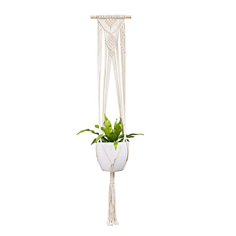 macrame hanging baskets for plants